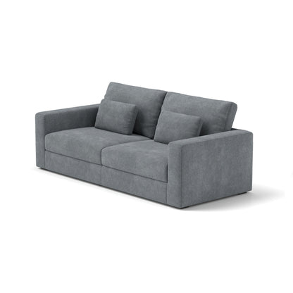 83Fabric 3-Seater Sofa - Plush Double-Cushioned Comfort for Modern Living Rooms