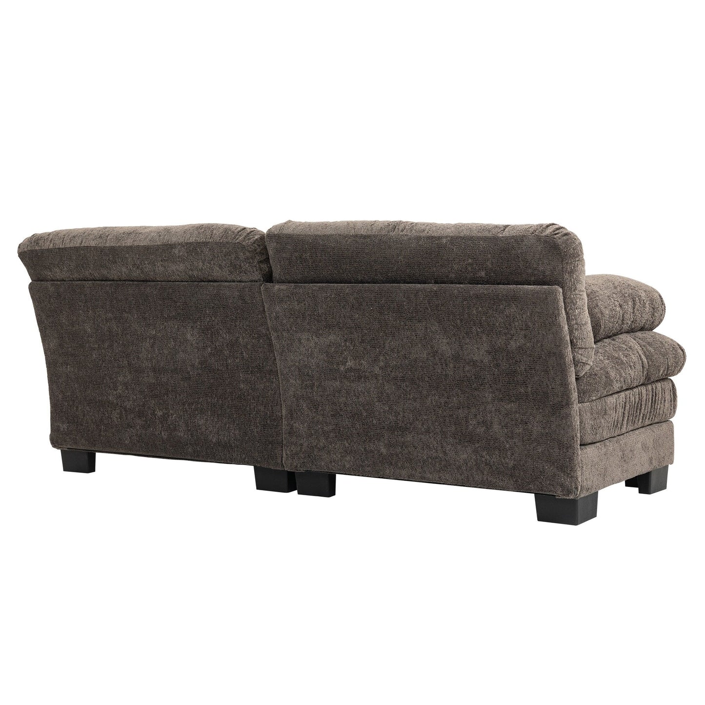 84 Upholstered 3-Seater Sofa with Dual-Layer Memory Foam Cushioning, and Complimentary Comfort Pillows