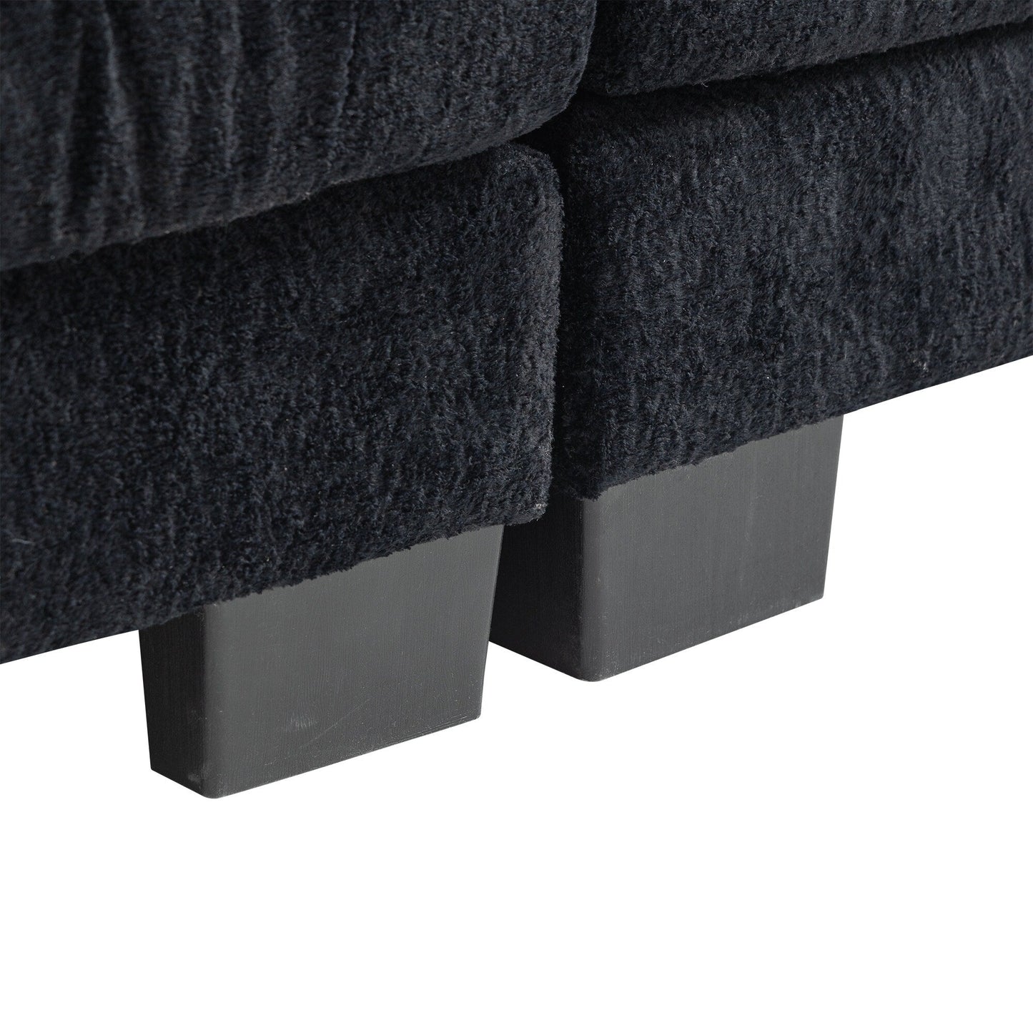 84 Upholstered 3-Seater Sofa with Dual-Layer Memory Foam Cushioning, and Complimentary Comfort Pillows