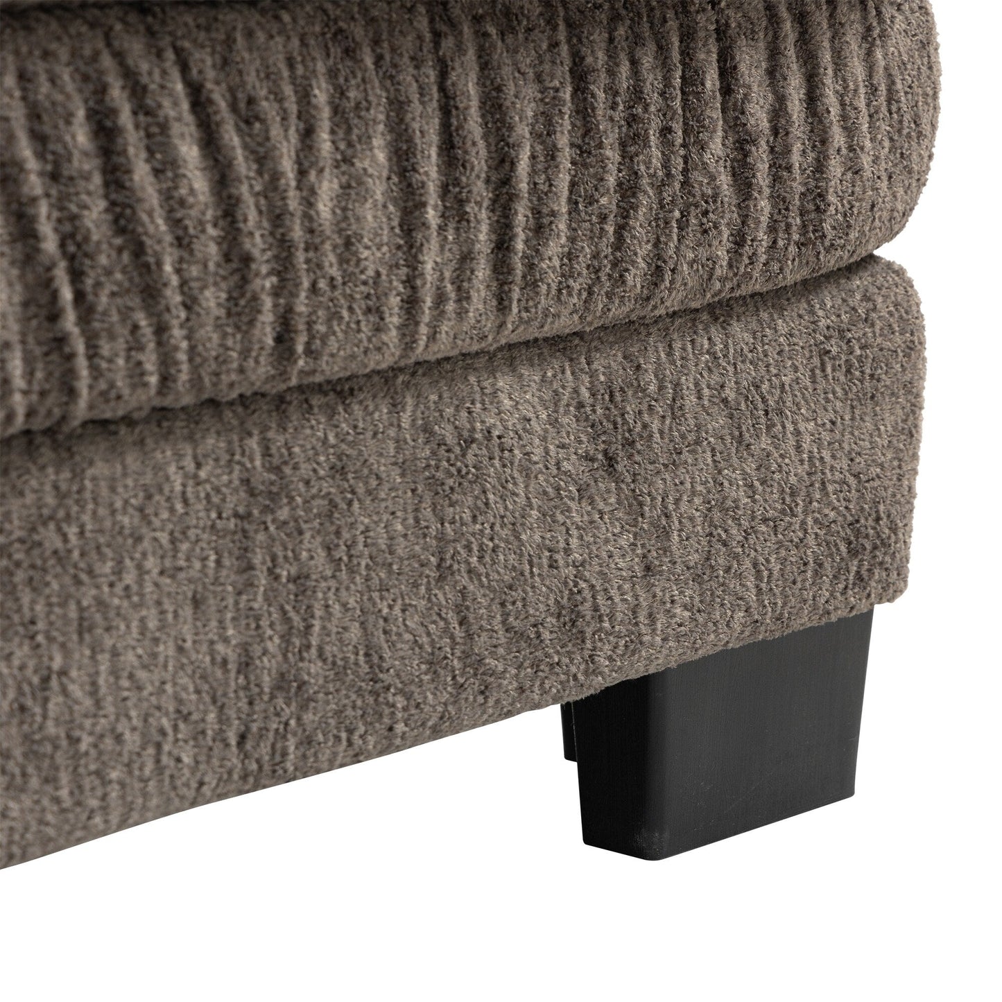 84 Upholstered 3-Seater Sofa with Dual-Layer Memory Foam Cushioning, and Complimentary Comfort Pillows