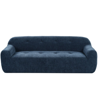 85.8Wide Chenille Fabric 3-Seater Sofa, Full Sponge Compression Design,With Powder-Free Foam,Pocket Spring For Extra Comfort