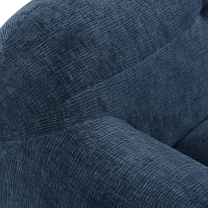 85.8Wide Chenille Fabric 3-Seater Sofa, Full Sponge Compression Design,With Powder-Free Foam,Pocket Spring For Extra Comfort