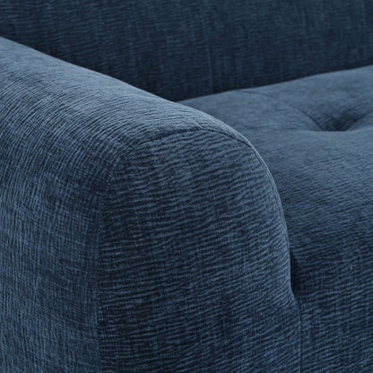 85.8Wide Chenille Fabric 3-Seater Sofa, Full Sponge Compression Design,With Powder-Free Foam,Pocket Spring For Extra Comfort