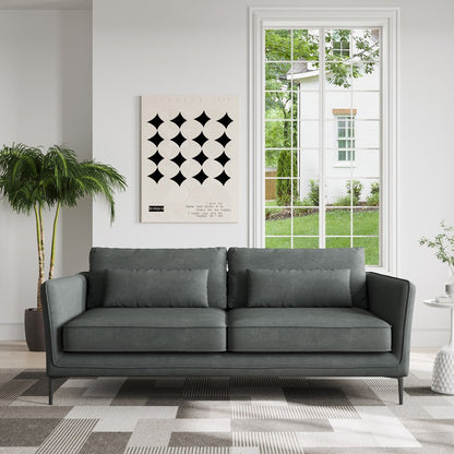86.61Modern Minimalist Anti-scratch and Water-proof Sofaï¼Dark Gray