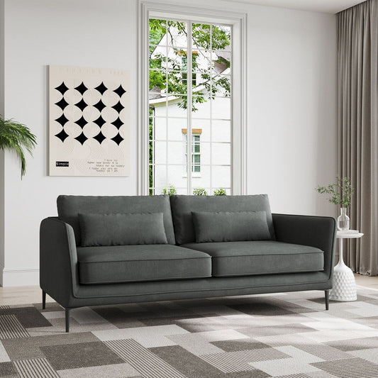 86.61Modern Minimalist Anti-scratch and Water-proof Sofaï¼Dark Gray