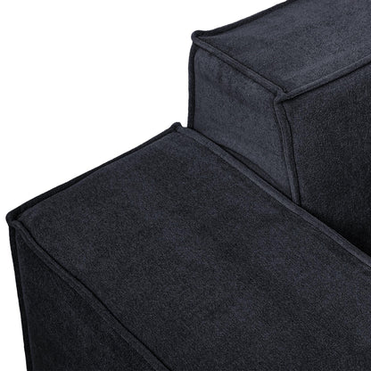 86.62 Modular Sectional Couch, Huge Plus Love Seat Sofa, Modern Comfy Corduroy Couches with Reversible Chaise Ottoman