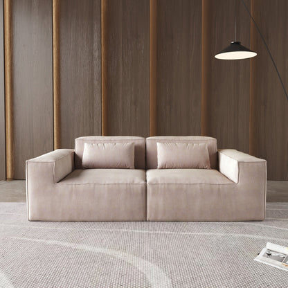 86.62 Modular Sectional Couch, Huge Plus Love Seat Sofa, Modern Comfy Corduroy Couches