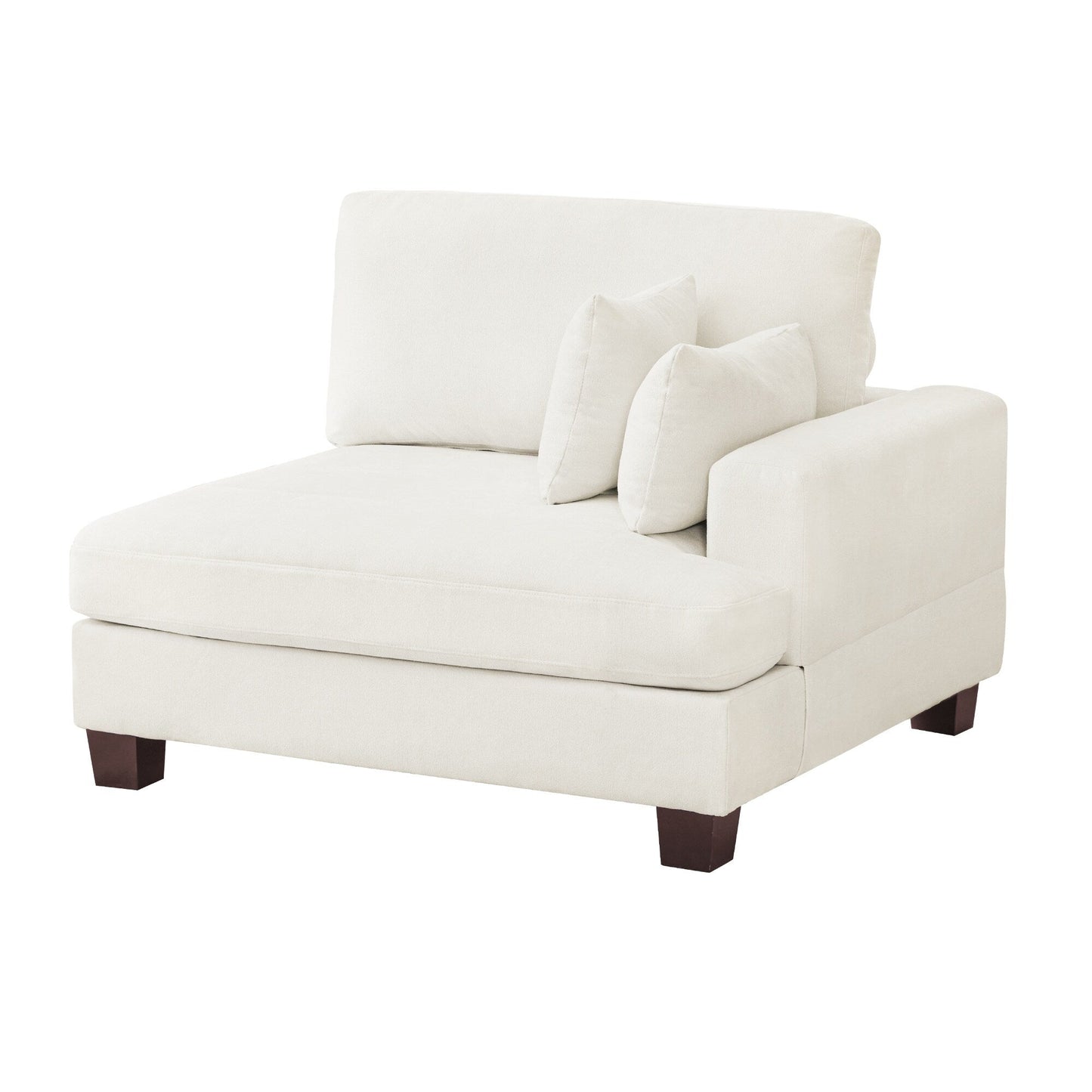 87-in Modern 3-Seater Upholstered Sofa Couch Chenille Design for Living Room