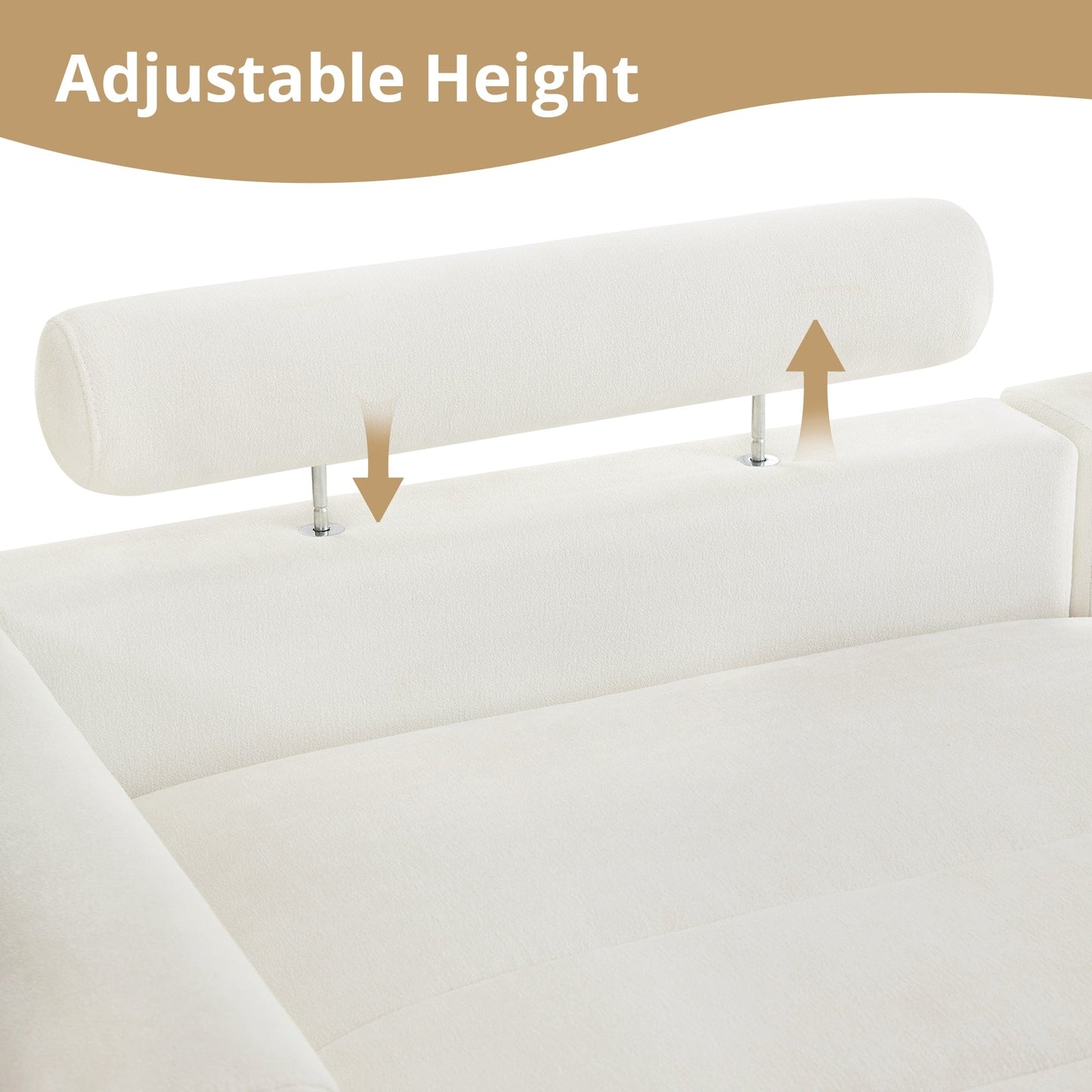 87-in Modern 3-Seater Upholstered Sofa Couch Chenille Design for Living Room