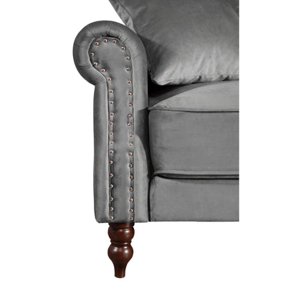 87.8'' Convertible Velvet Sofa Bed Sleeper Futon