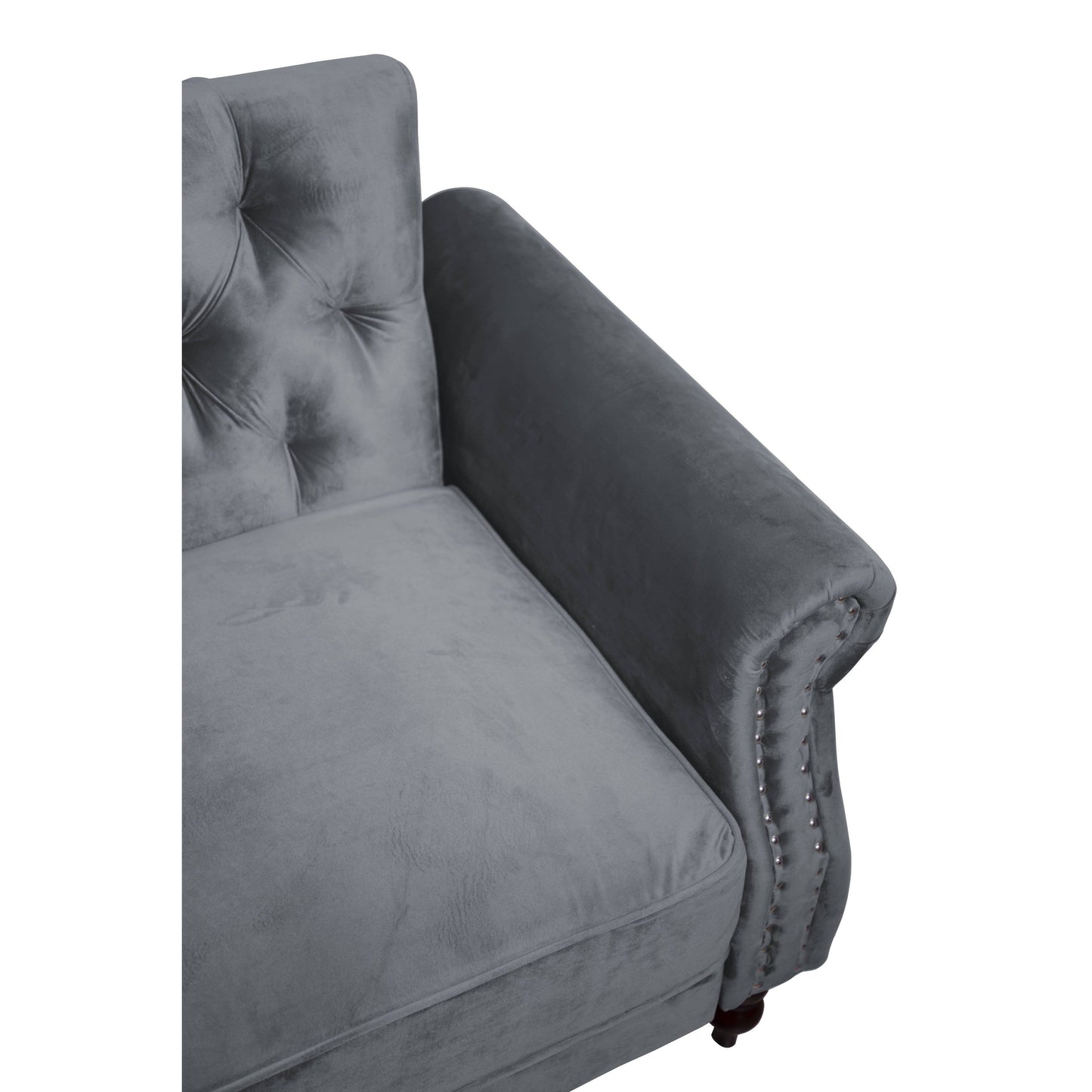 87.8'' Convertible Velvet Sofa Bed Sleeper Futon