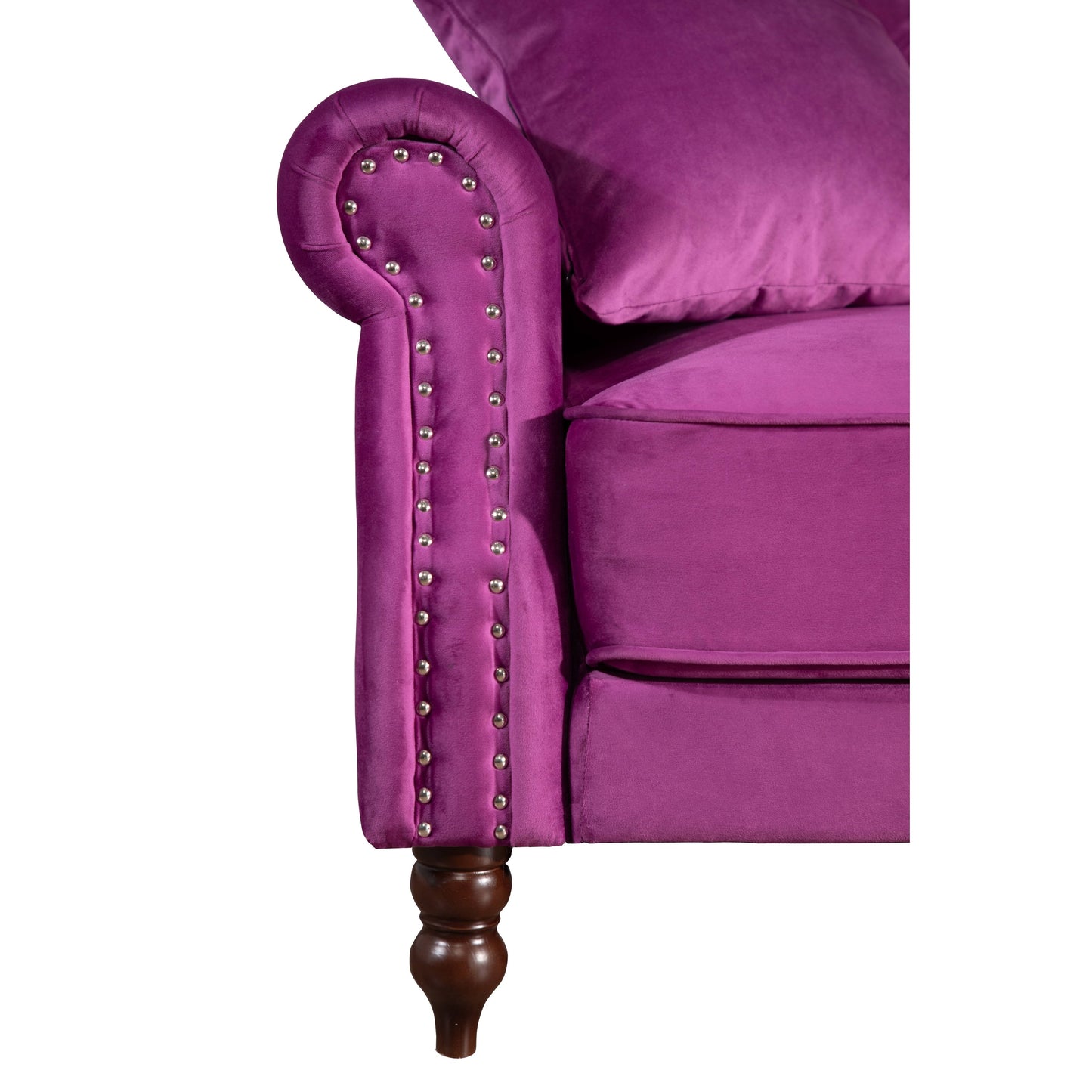 87.8'' Convertible Velvet Sofa Bed Sleeper Futon