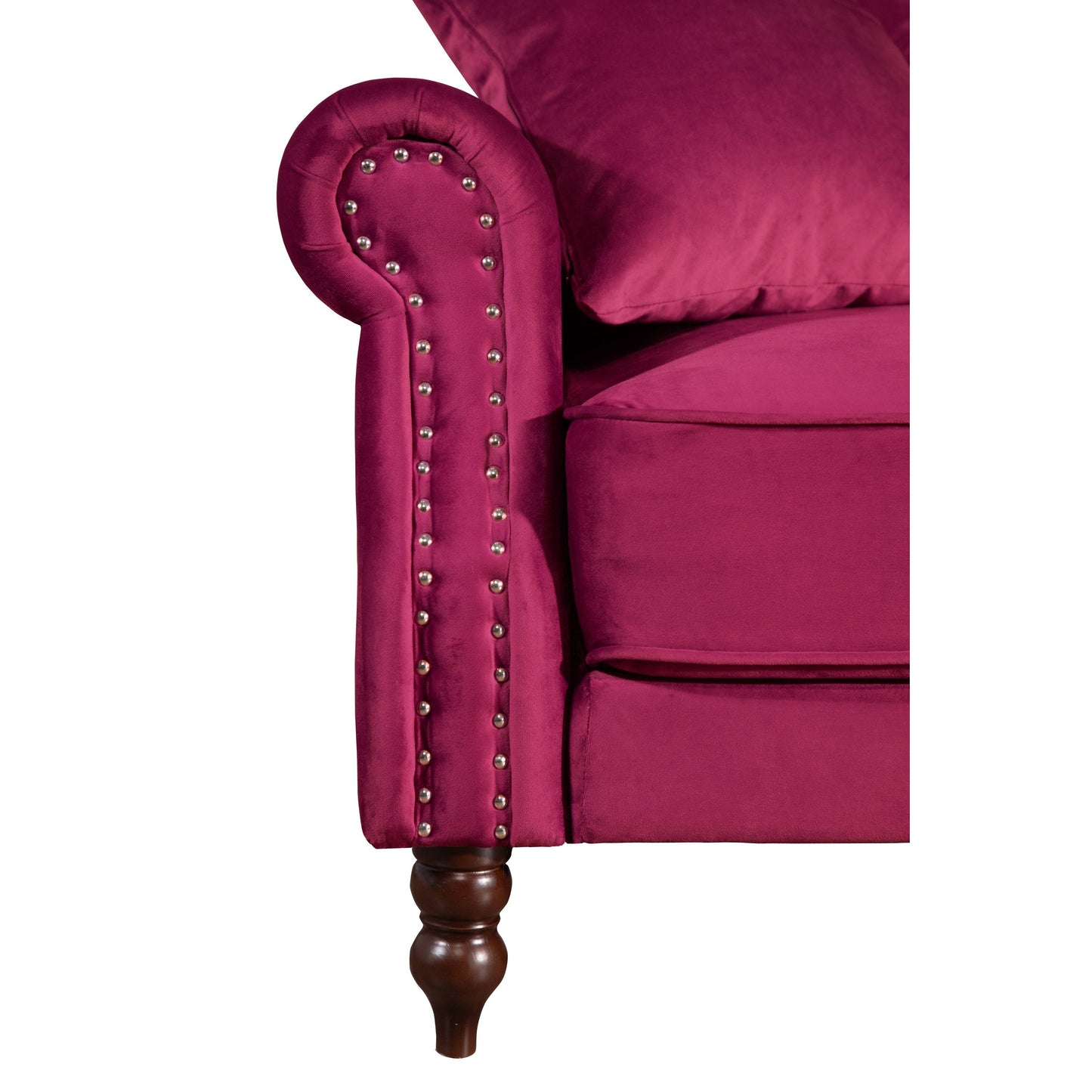 87.8'' Convertible Velvet Sofa Bed Sleeper Futon