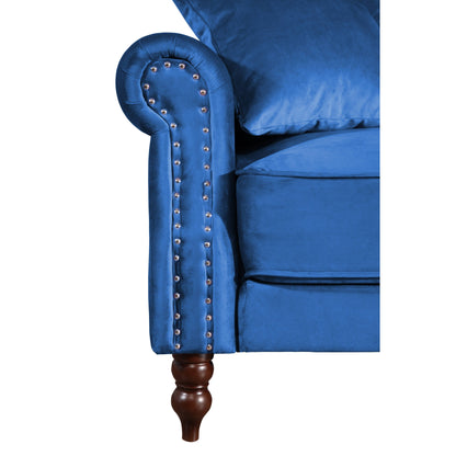 87.8'' Convertible Velvet Sofa Bed Sleeper Futon