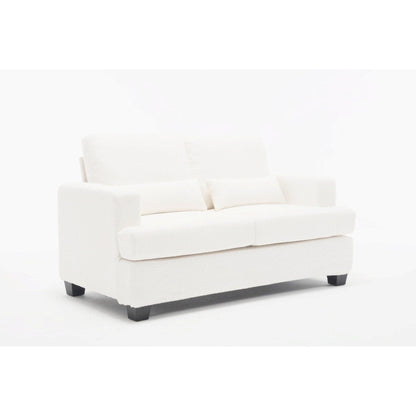88.4'' Fabric 3-Seater Sofa: Removable Back Cushions, Deep Seating, and Sturdy Hardwood-Steel Frame