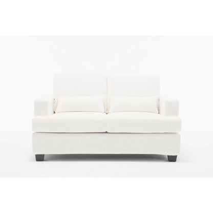 88.4'' Fabric 3-Seater Sofa: Removable Back Cushions, Deep Seating, and Sturdy Hardwood-Steel Frame
