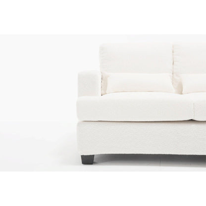 88.4'' Fabric 3-Seater Sofa: Removable Back Cushions, Deep Seating, and Sturdy Hardwood-Steel Frame