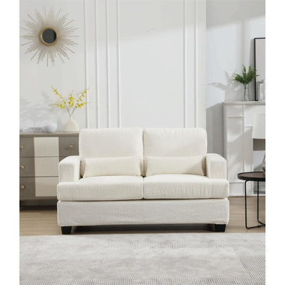 88.4'' Fabric 3-Seater Sofa: Removable Back Cushions, Deep Seating, and Sturdy Hardwood-Steel Frame