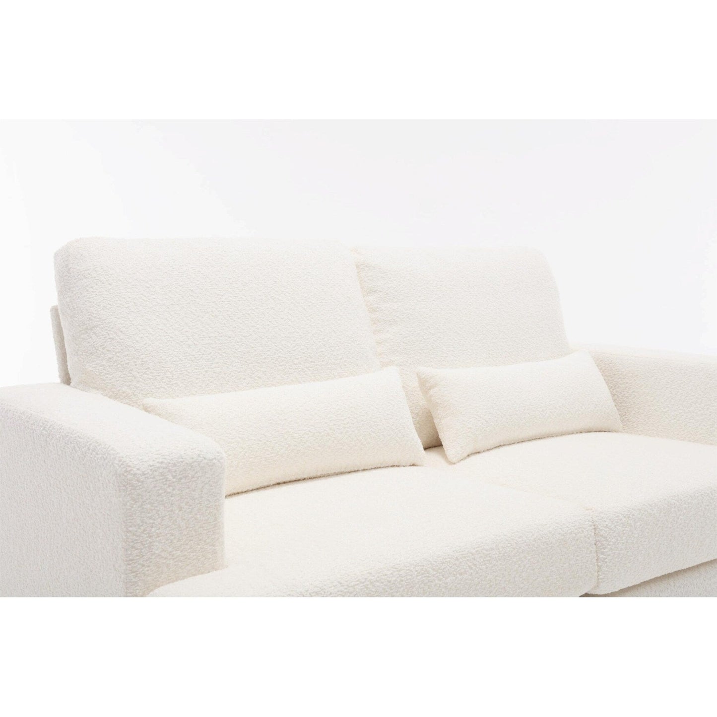 88.4'' Fabric 3-Seater Sofa: Removable Back Cushions, Deep Seating, and Sturdy Hardwood-Steel Frame