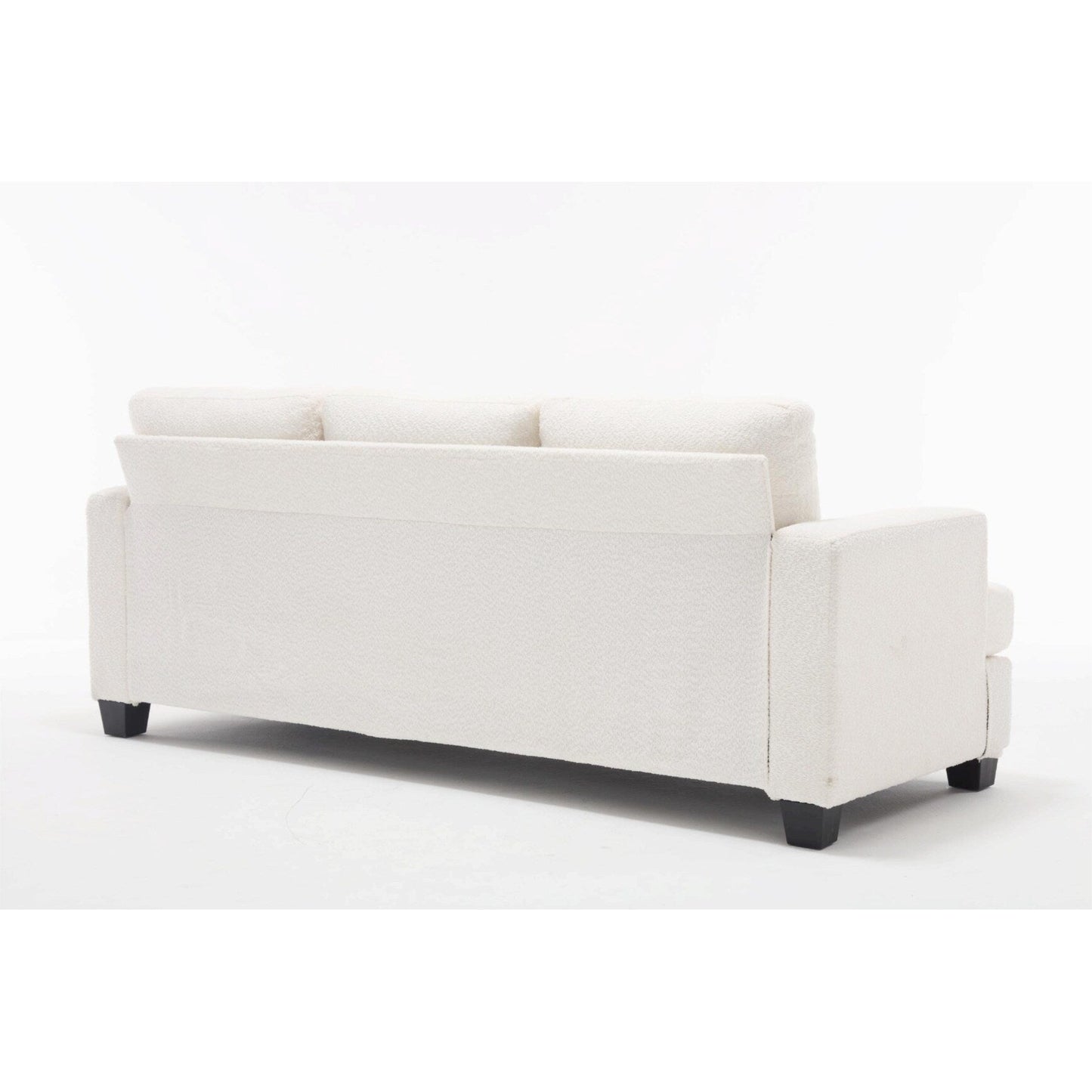 88.4'' Fabric 3-Seater Sofa: Removable Back Cushions, Deep Seating, and Sturdy Hardwood-Steel Frame
