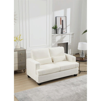 88.4'' Fabric 3-Seater Sofa: Removable Back Cushions, Deep Seating, and Sturdy Hardwood-Steel Frame