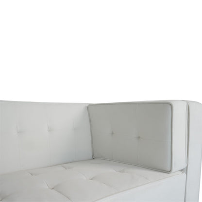 89.75 Velvet 3-seater Button Tufted Sofa with Wood Legs and Kiln-Dried Hardwood Frame for Living Room