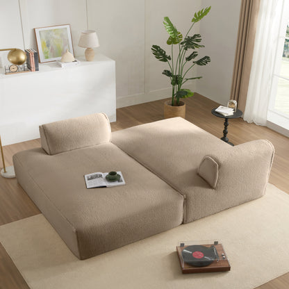 90 Inch Oversized Modular Sectional Sofa