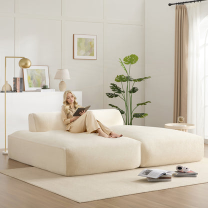 90 Inch Oversized Modular Sectional Sofa