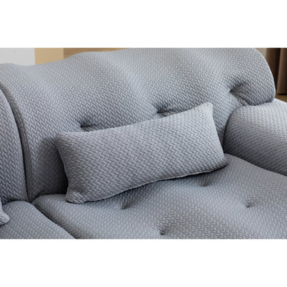 90 Foam Spring 2-Seater Sofa with No-Assembly Design