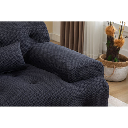 90 Foam Spring 2-Seater Sofa with No-Assembly Design