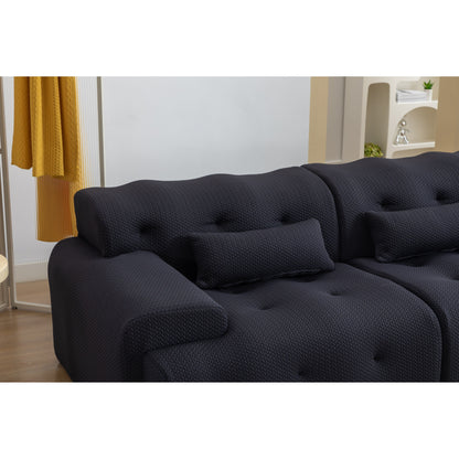 90 Foam Spring 2-Seater Sofa with No-Assembly Design