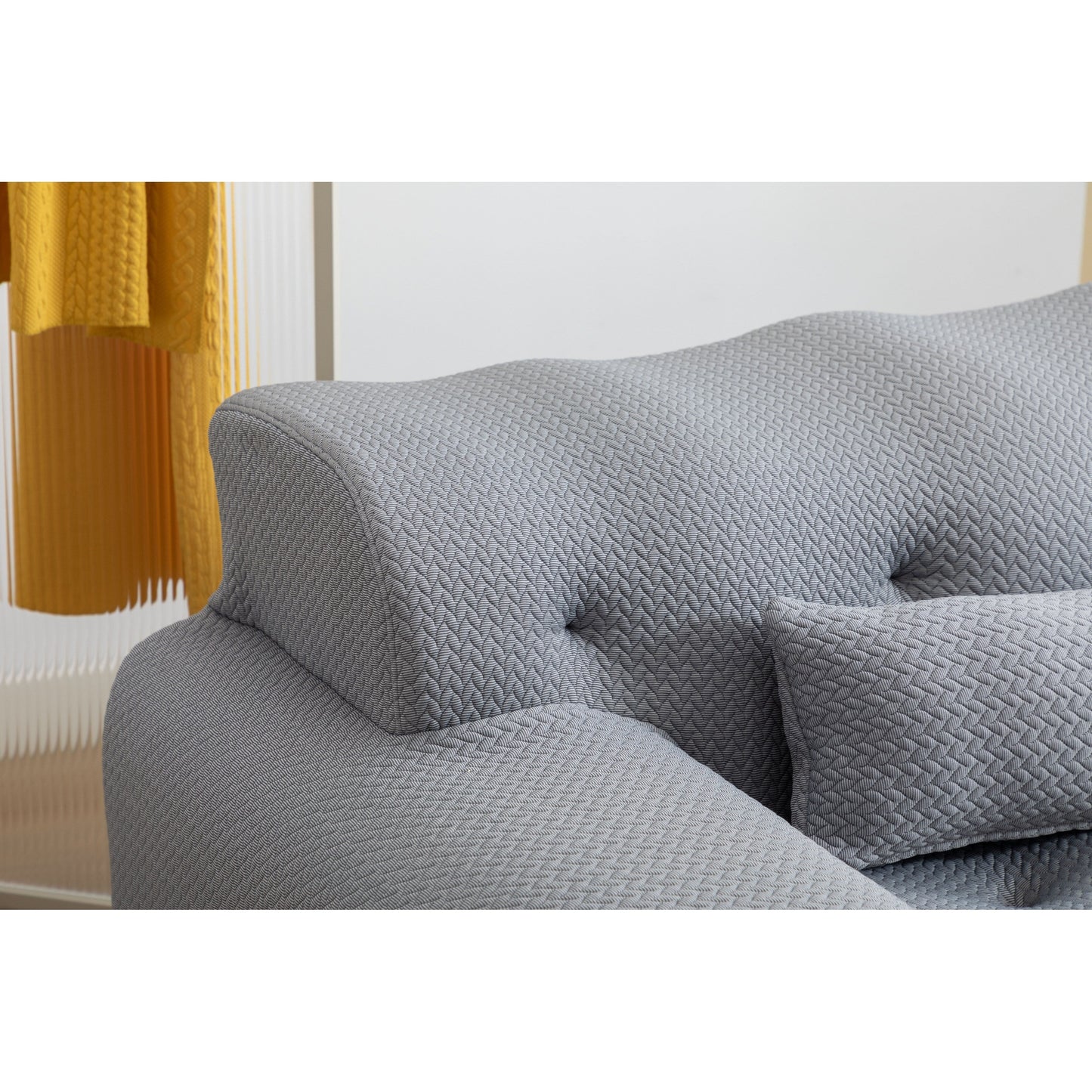 90 Foam Spring 2-Seater Sofa with No-Assembly Design