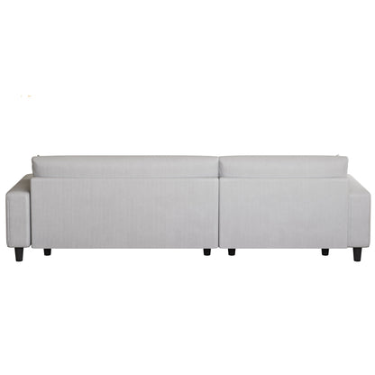 93-Inch Corduroy Sofa Bed with Two Pillows - Perfect for Small Living Rooms or Apartments