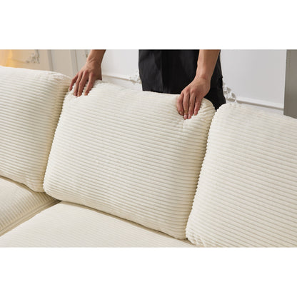 99*69 Modular Sectional Living Room Sofa Set, Upholstered Sleeper Sofa For Living Room,Bedroom,2 Pc Free Combination