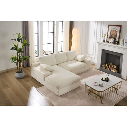 99*69 Modular Sectional Living Room Sofa Set, Upholstered Sleeper Sofa For Living Room,Bedroom,2 Pc Free Combination