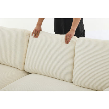99*69 Modular Sectional Living Room Sofa Set, Upholstered Sleeper Sofa For Living Room,Bedroom,2 Pc Free Combination