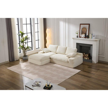 99*69 Modular Sectional Living Room Sofa Set, Upholstered Sleeper Sofa For Living Room,Bedroom,2 Pc Free Combination