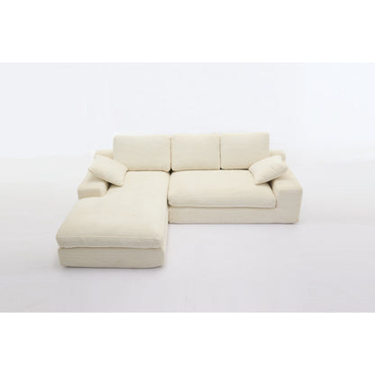 99*69 Modular Sectional Living Room Sofa Set, Upholstered Sleeper Sofa For Living Room,Bedroom,2 Pc Free Combination