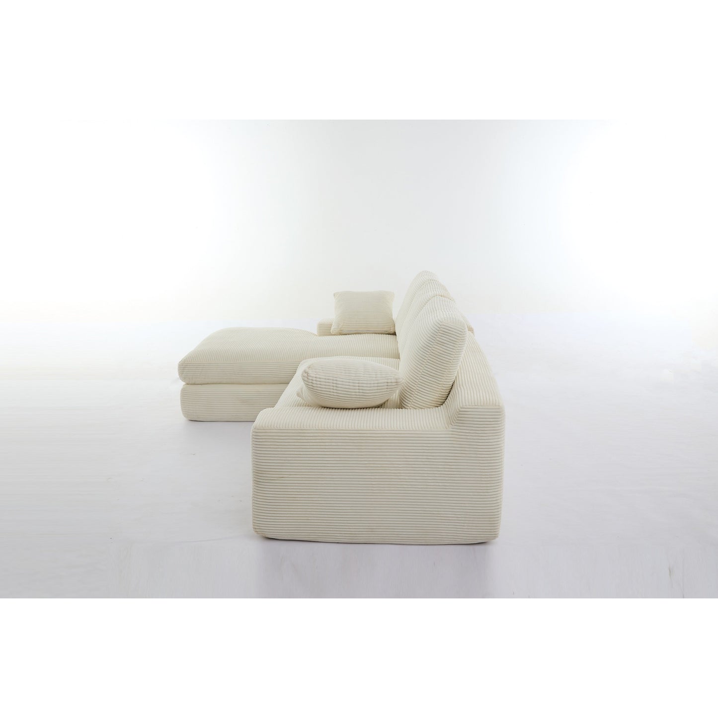 99*69 Modular Sectional Living Room Sofa Set, Upholstered Sleeper Sofa For Living Room,Bedroom,2 Pc Free Combination