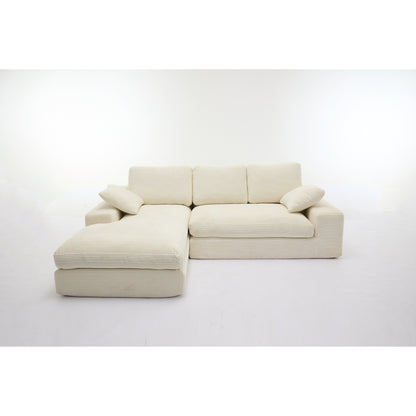 99*69 Modular Sectional Living Room Sofa Set, Upholstered Sleeper Sofa For Living Room,Bedroom,2 Pc Free Combination