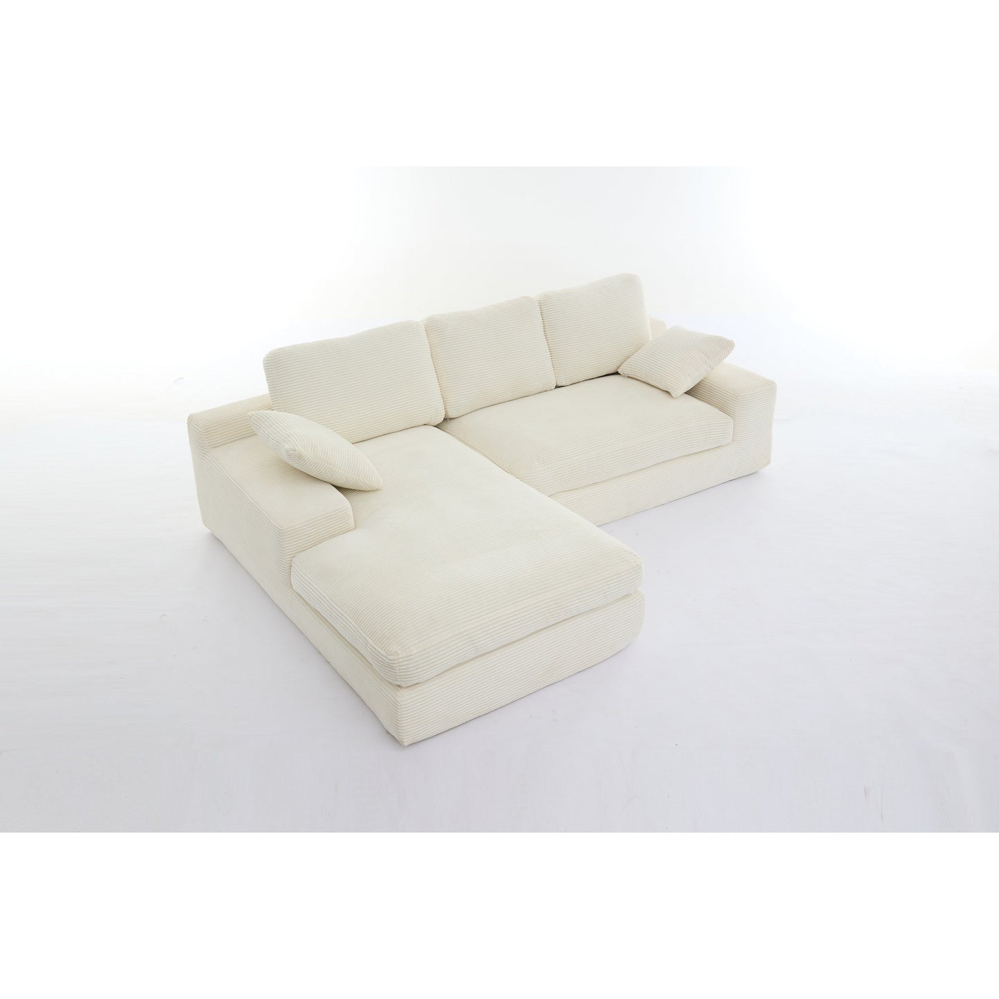 99*69 Modular Sectional Living Room Sofa Set, Upholstered Sleeper Sofa For Living Room,Bedroom,2 Pc Free Combination
