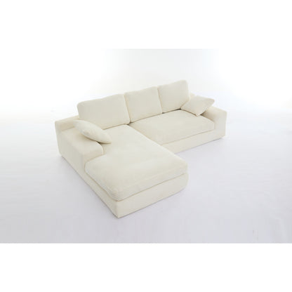 99*69 Modular Sectional Living Room Sofa Set, Upholstered Sleeper Sofa For Living Room,Bedroom,2 Pc Free Combination