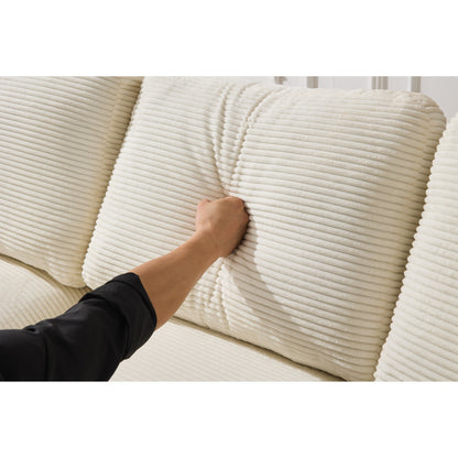 99*69 Modular Sectional Living Room Sofa Set, Upholstered Sleeper Sofa For Living Room,Bedroom,2 Pc Free Combination