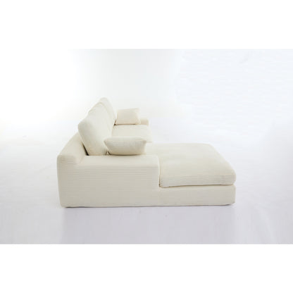 99*69 Modular Sectional Living Room Sofa Set, Upholstered Sleeper Sofa For Living Room,Bedroom,2 Pc Free Combination