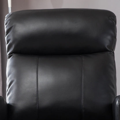 AC Pacific Modern Faux Leather Small Powered Reading Recliner