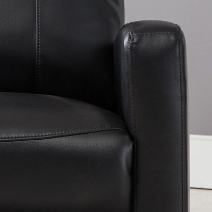 AC Pacific Modern Faux Leather Small Powered Reading Recliner