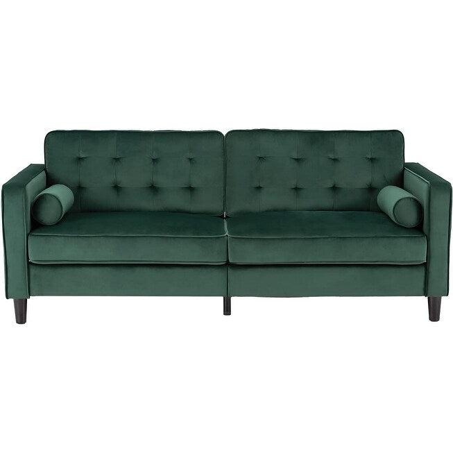 AECOJOY 84.2 Mid Century Modern Sofa with 2 Bolster Pillows