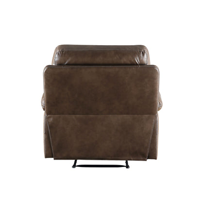 Aashi Brown Leather-GEL Match Recliner Chair