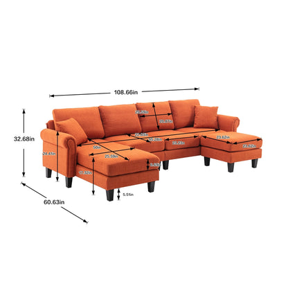 Accent sofa /Living Room Sofa Sectional Sofa