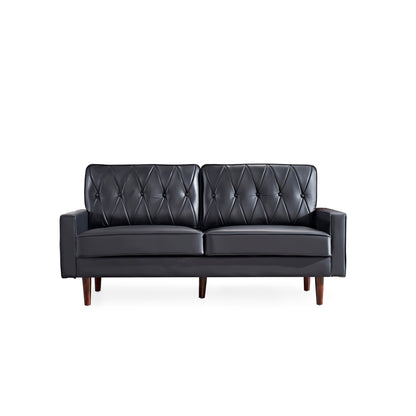 Acire 69.3 Faux Leather Cushion Back Sofa